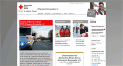 Desktop Screenshot of drk-ennepetal.de