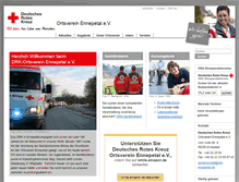 Tablet Screenshot of drk-ennepetal.de